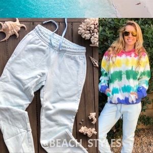🌴🔆TALENTLESS- OPAL BLUE JOGGERS SWEATPANTS🔆🌴